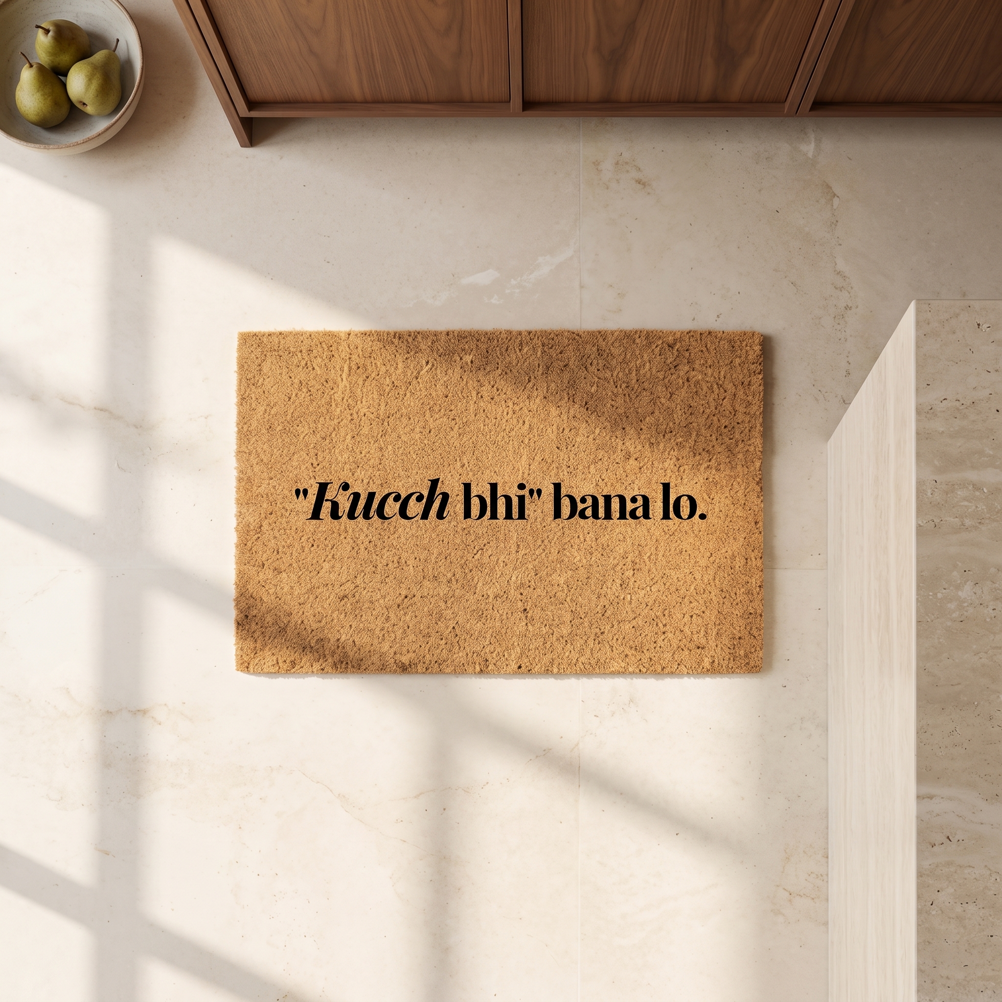 Signature Coir Doormat SC17 | Funny Welcome Mat | Natural Coconut Fiber Door Mat | Front Door Entrance Rug | Your Home's First Impression