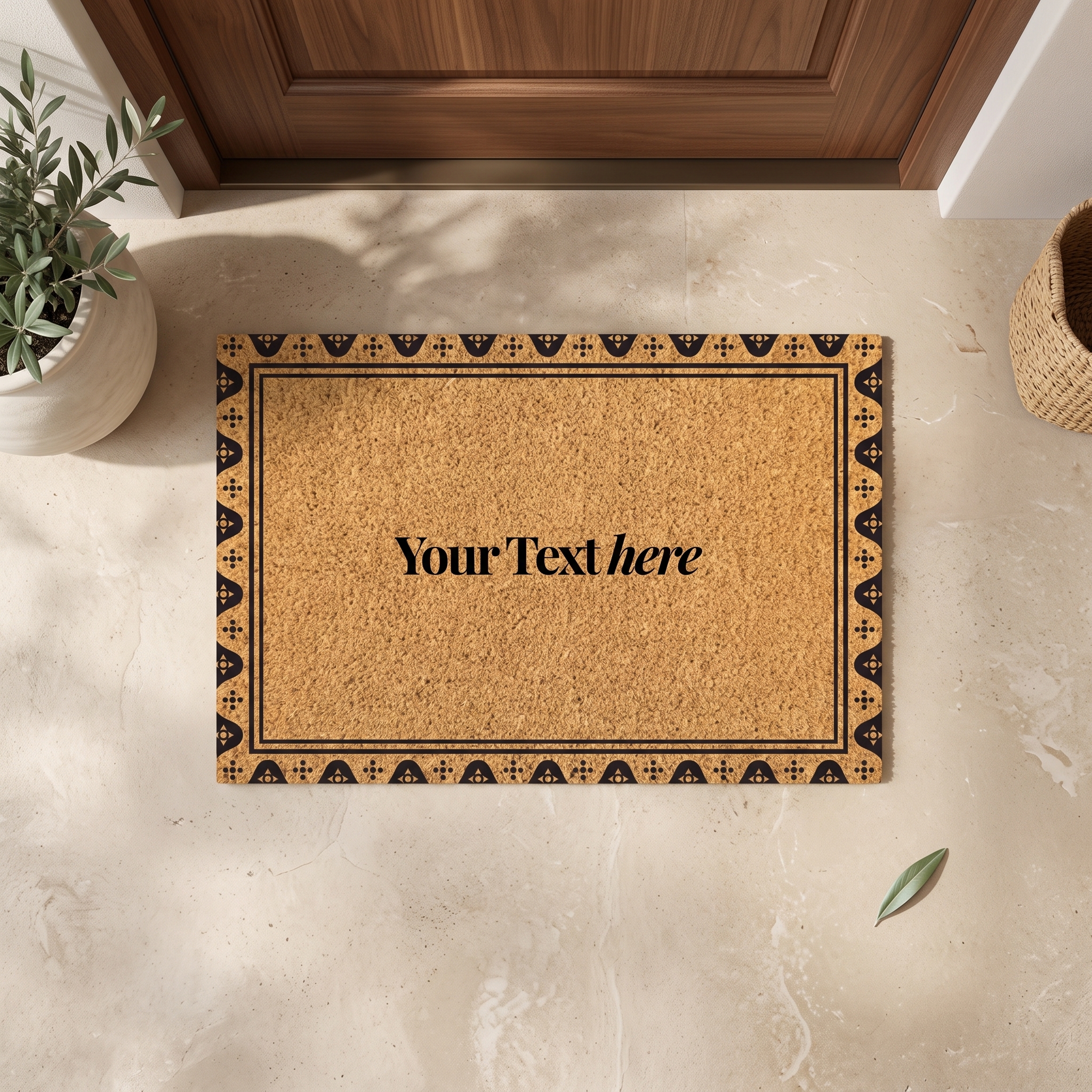Tailored Collection | Custom Coir Doormat | TC7