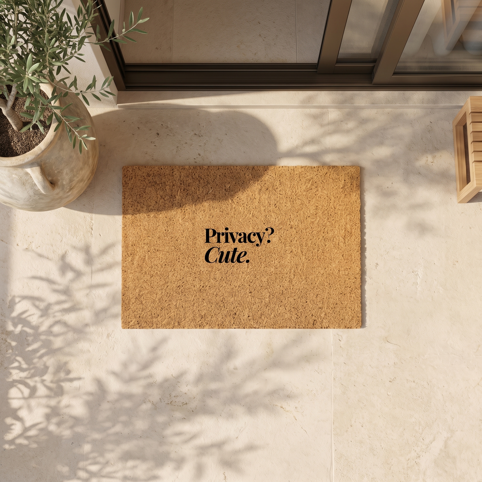 Signature Coir Doormat SC13 | Funny Welcome Mat | Natural Coconut Fiber Door Mat | Front Door Entrance Rug | Your Home's First Impression