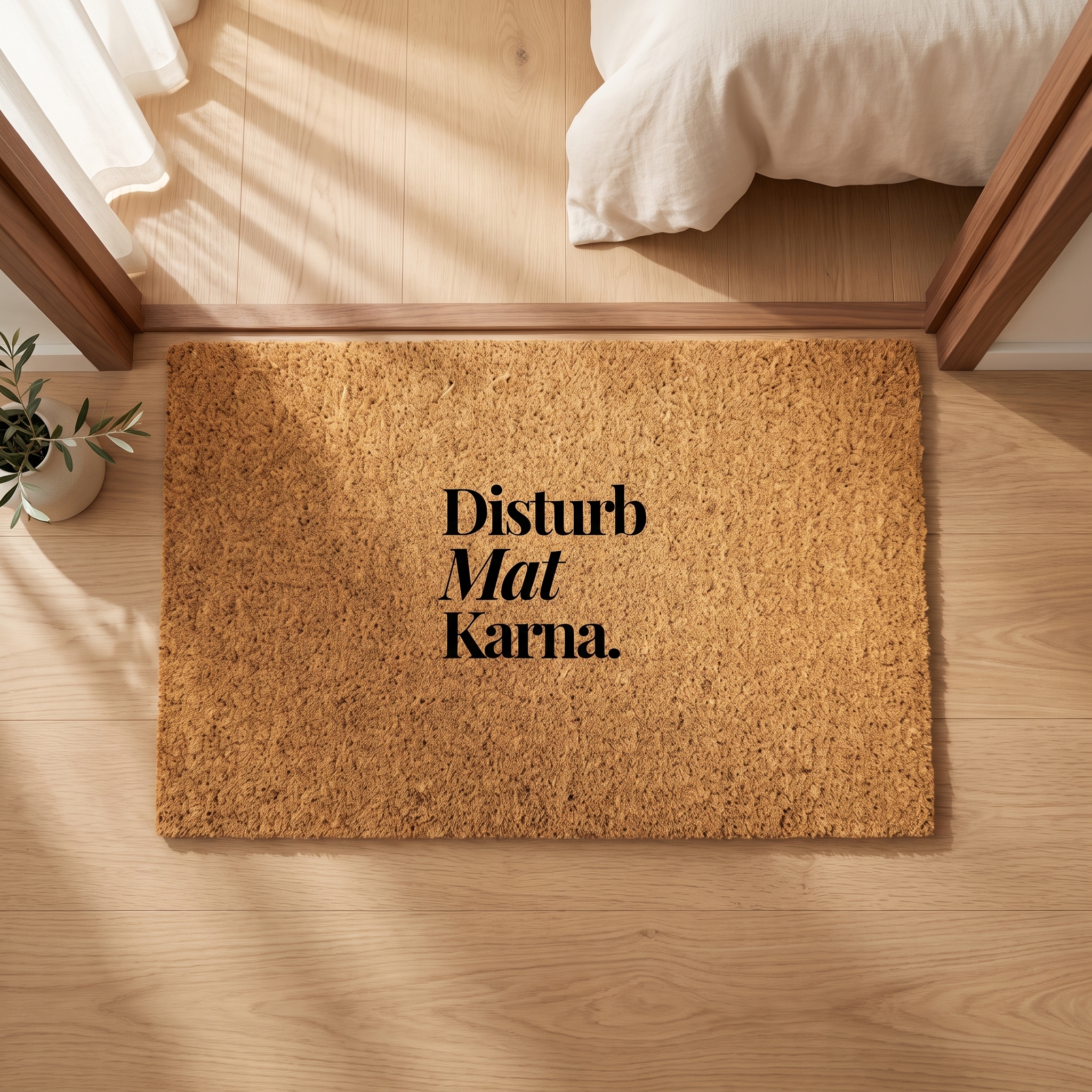 Signature Coir Doormat SC22 | Funny Welcome Mat | Natural Coconut Fiber Door Mat | Front Door Entrance Rug | Your Home's First Impression