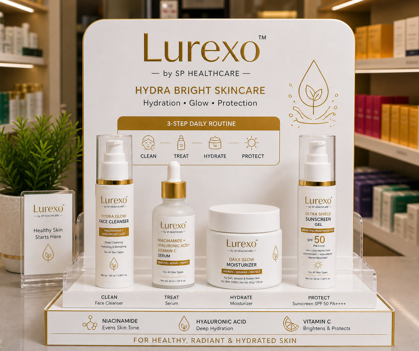 Lurexo Hydra Bright Skincare Kit