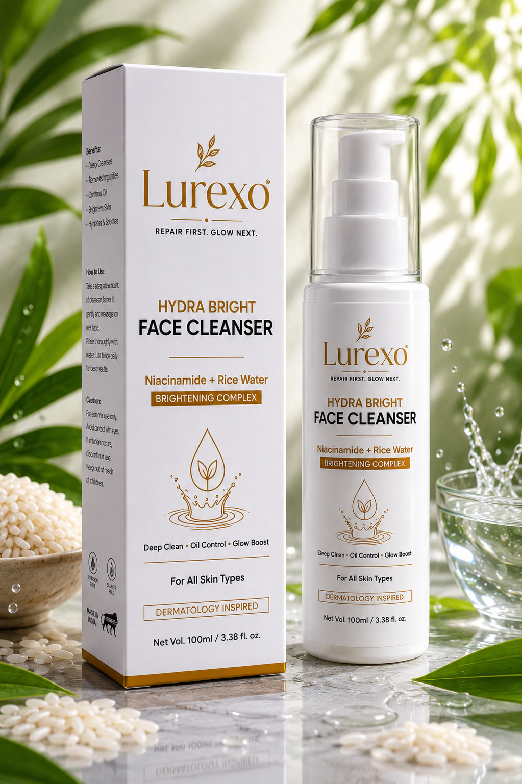 LUREXO HYDRA BRIGHT FACE CLEANSER 