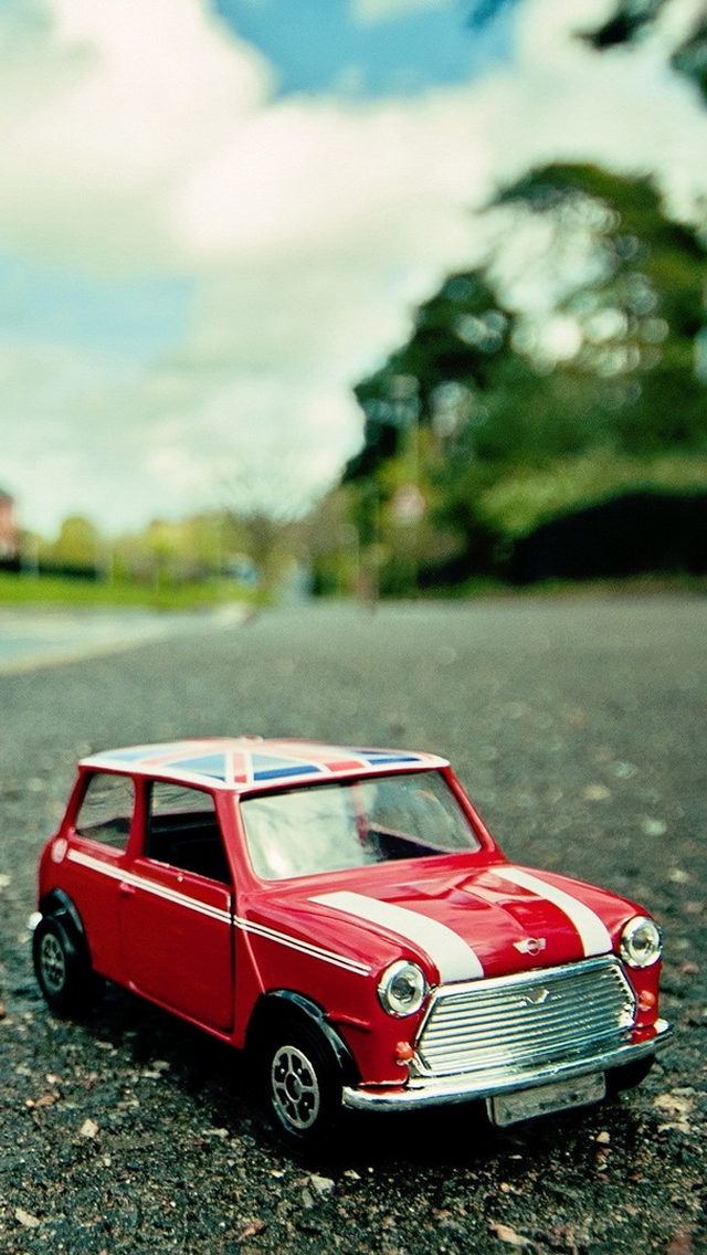 Classic Mini Cooper Toy Car