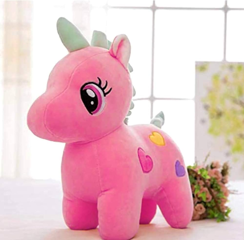 Pink Unicorn Plush Toy