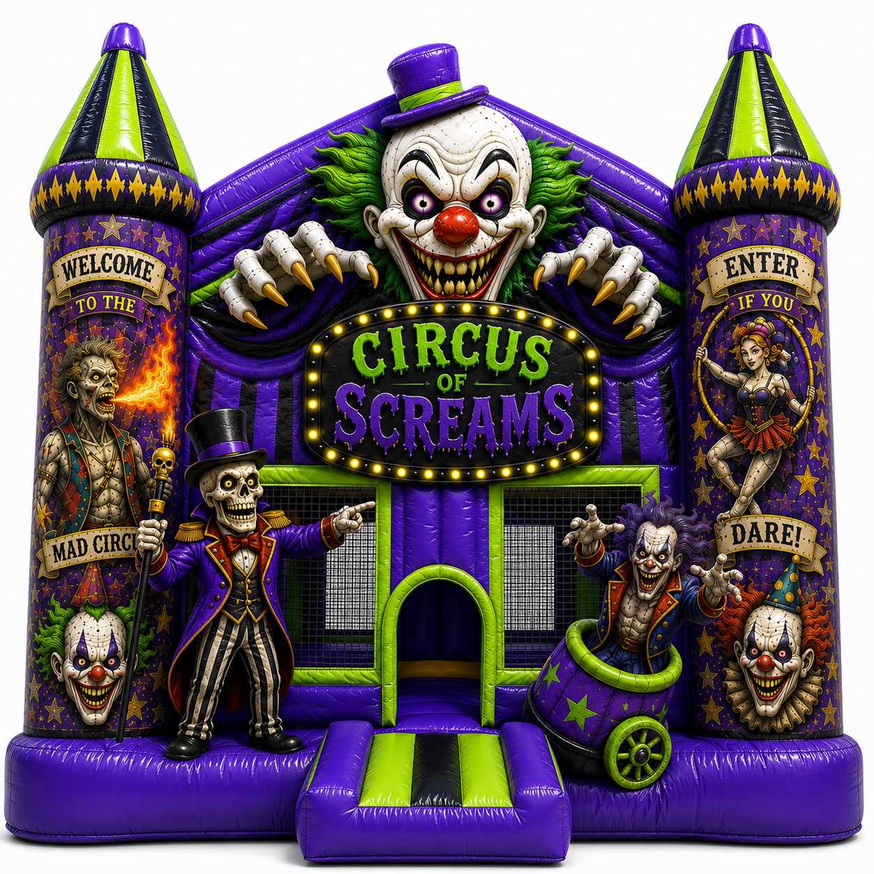 Circus of Screams Inflatable Bouncer