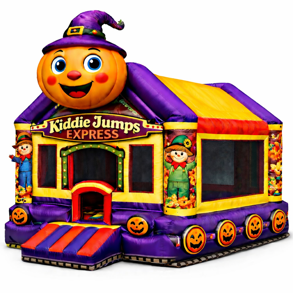 Halloween Pumpkin Bounce House