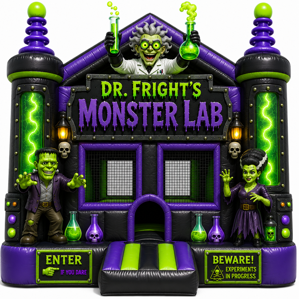 Dr. Fright's Monster Lab Inflatable