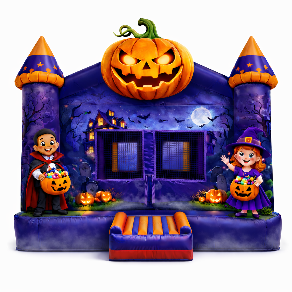 Halloween Pumpkin Bounce House