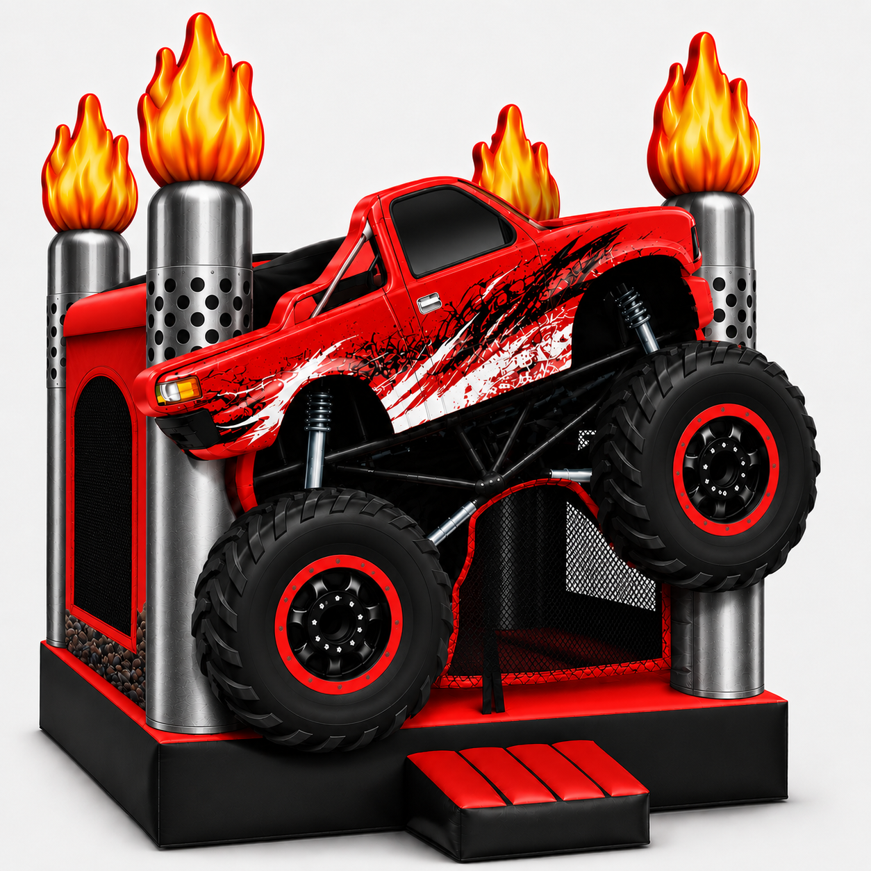 Monster Truck Inflatable Bounce House