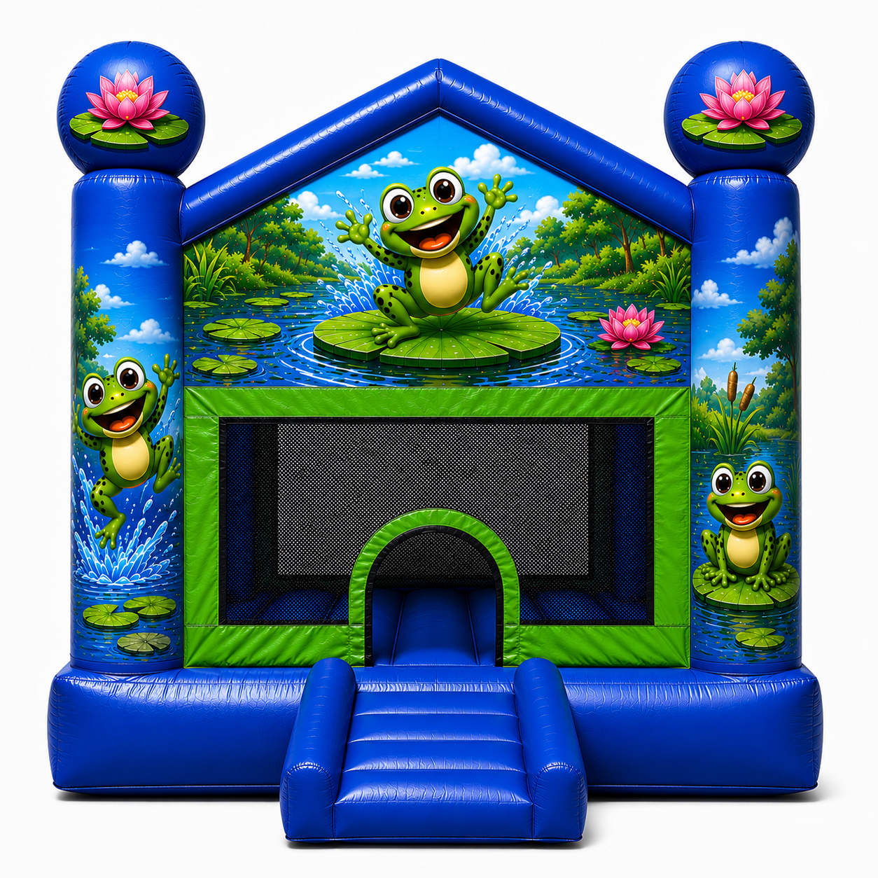 Frog-Themed Bounce House
