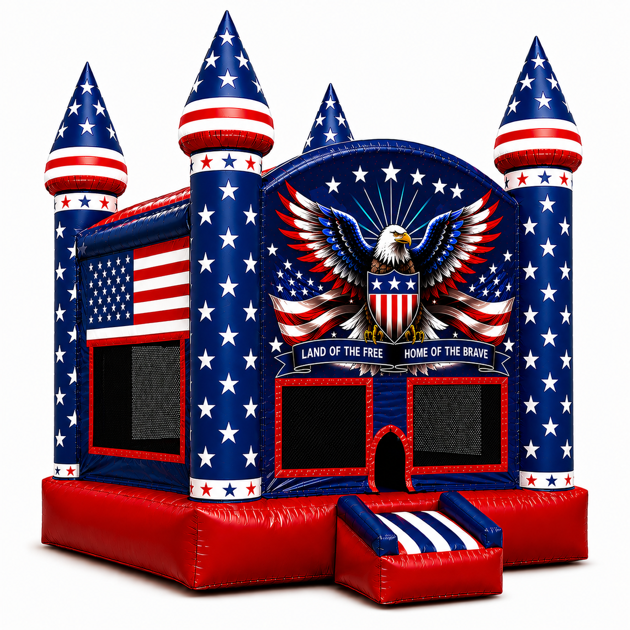 Patriotic Eagle Bounce House