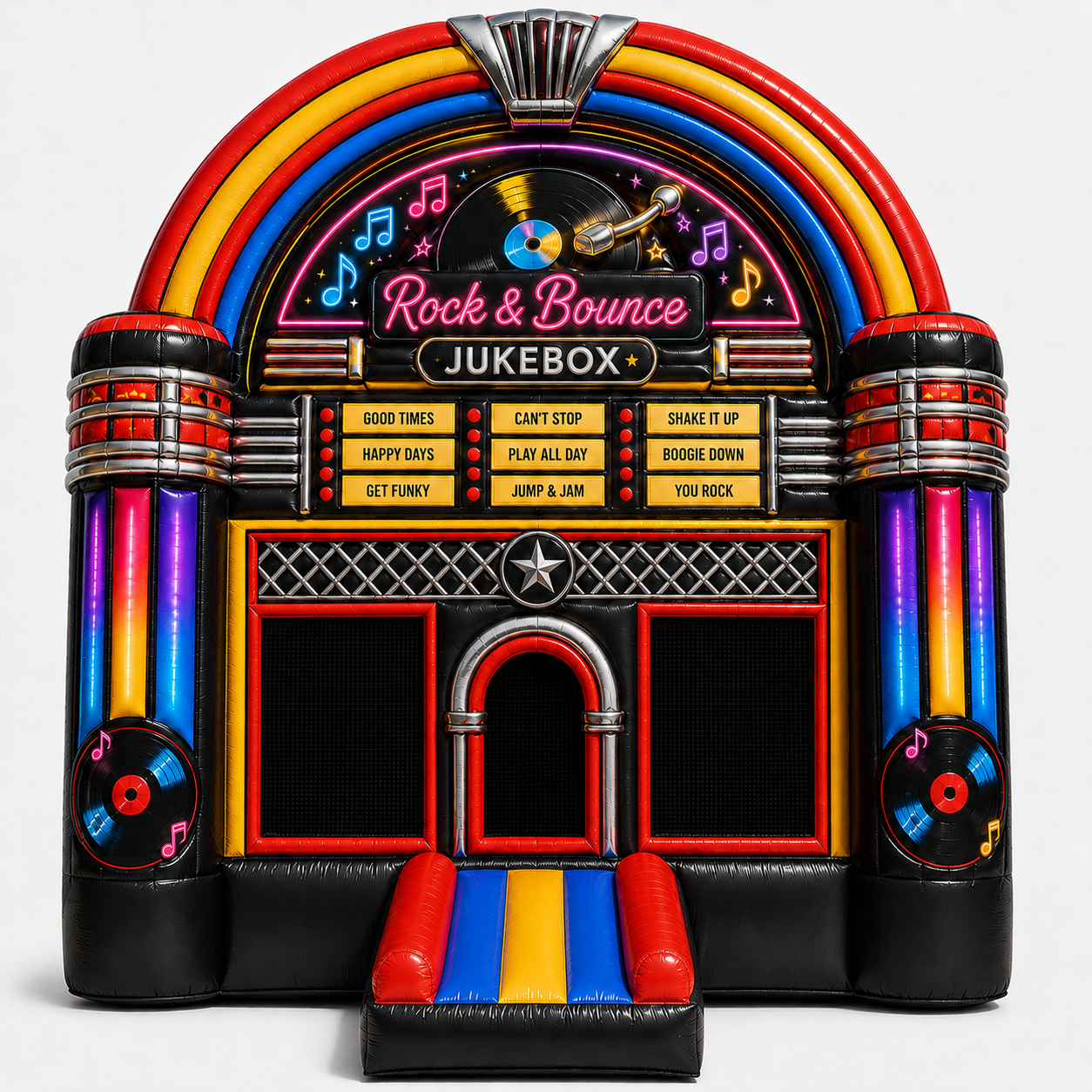 Rock & Bounce Jukebox Inflatable Bouncer