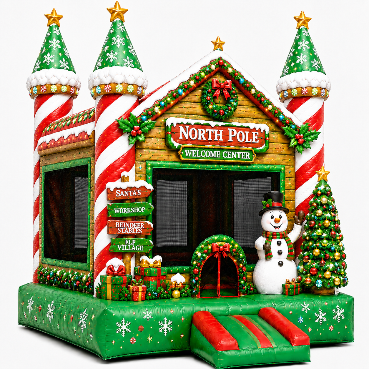 North Pole Christmas Bounce House