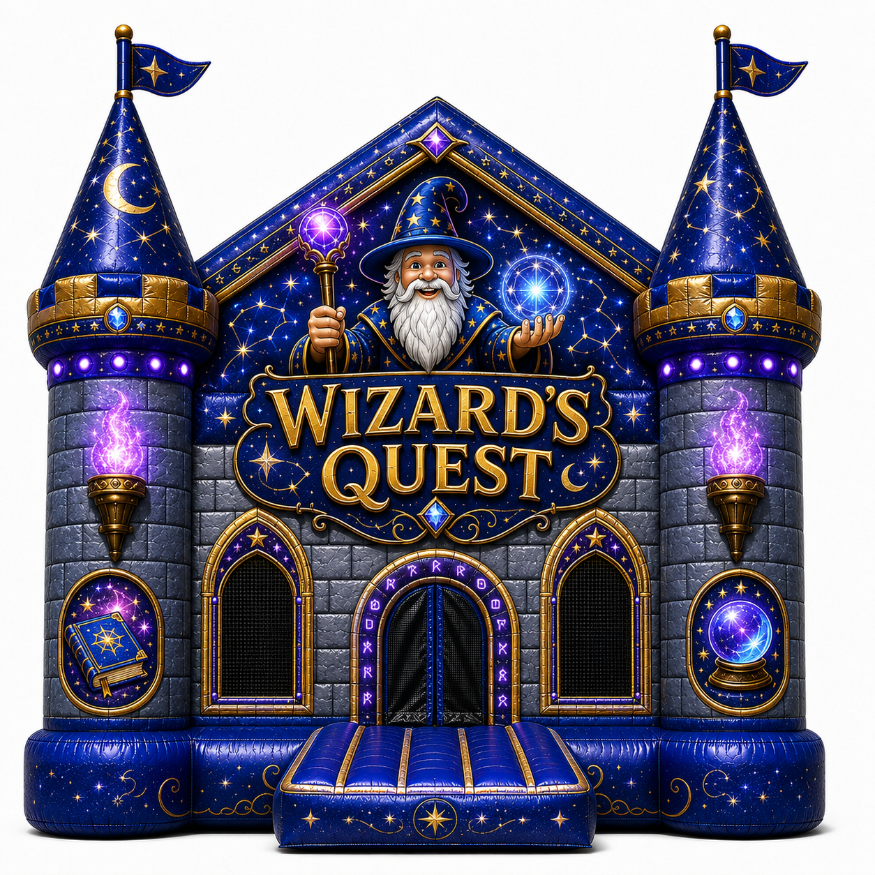 Wizard's Quest Inflatable Castle