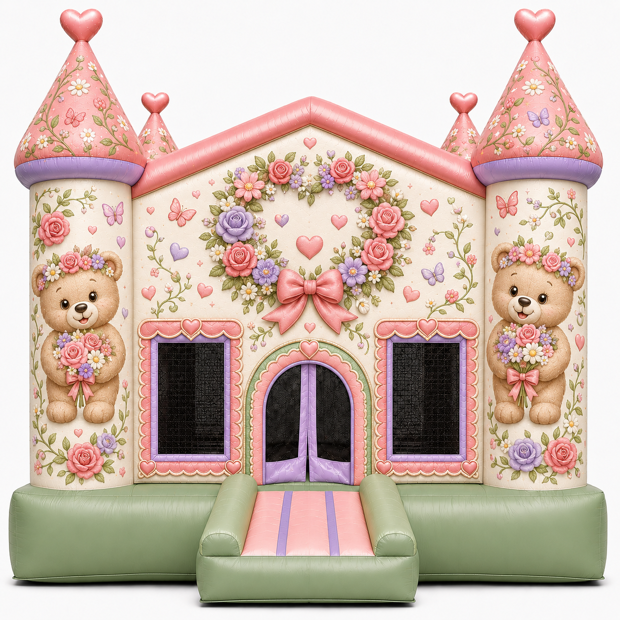Teddy Bear Princess Bounce Castle
