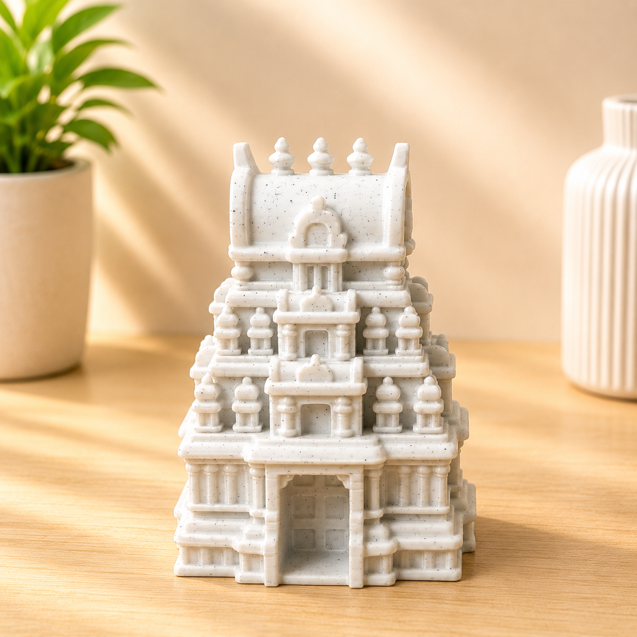Gopuram Temple Miniature | Premium 3D Printed Home Décor