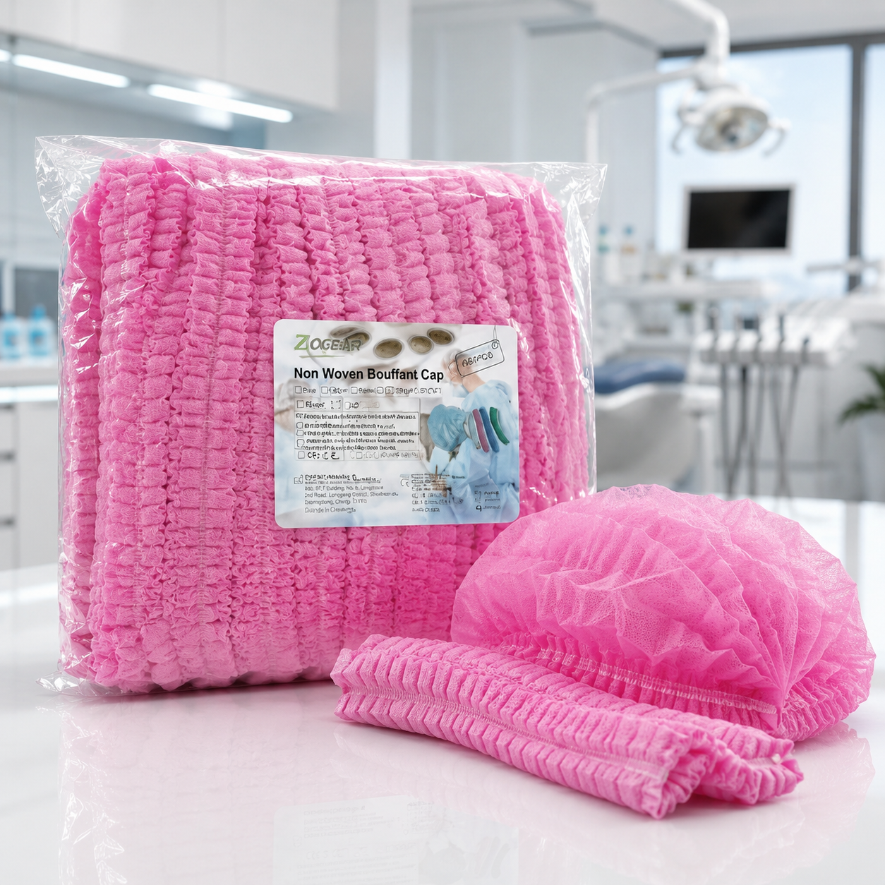 Gorros Desechables Rosados
