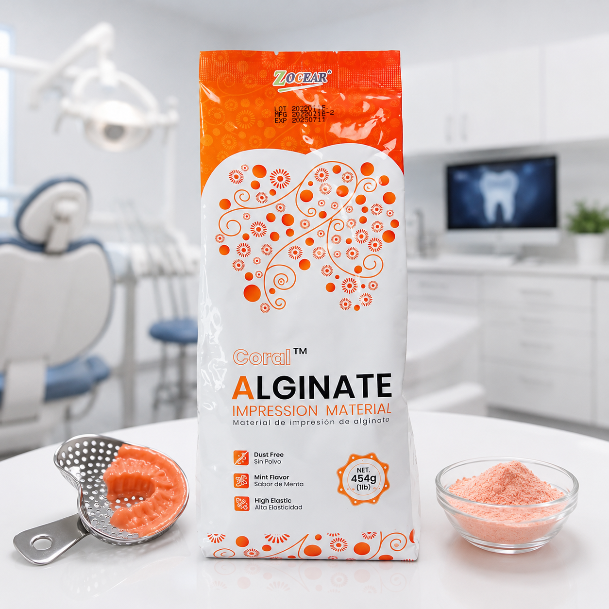 Alginato para Impresiones Dentales
