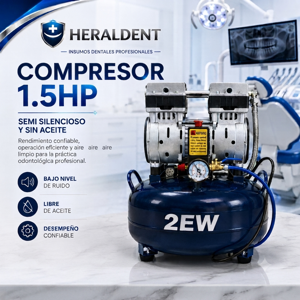 COMPRESOR DENTAL 1.5HP 