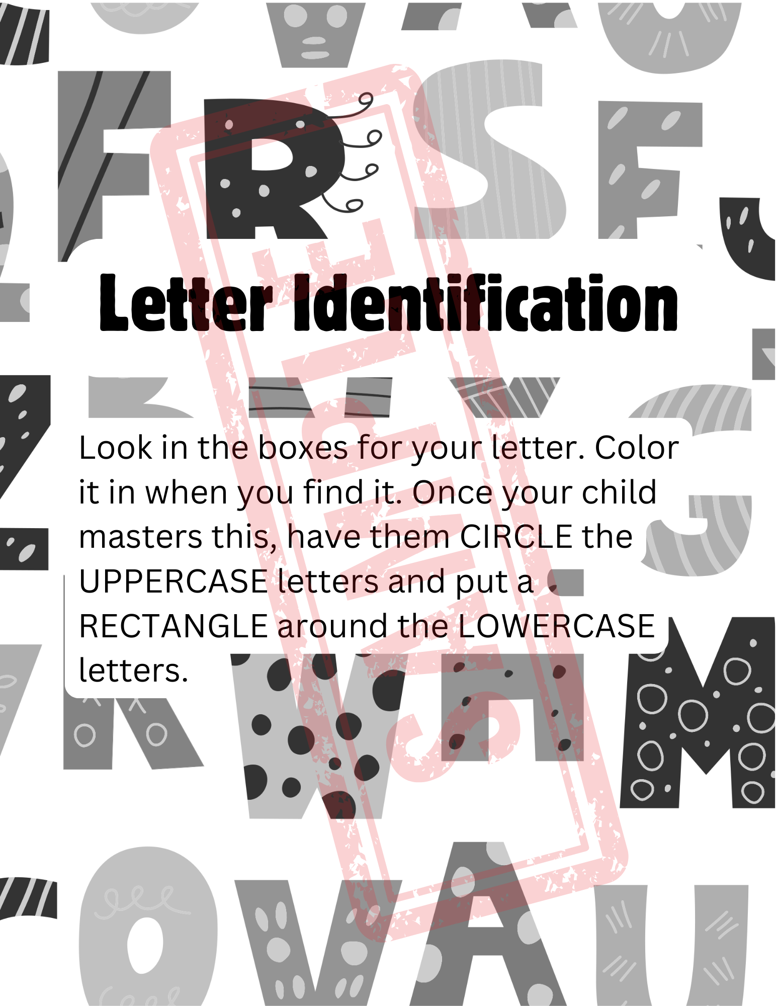 Alphabet Workbook