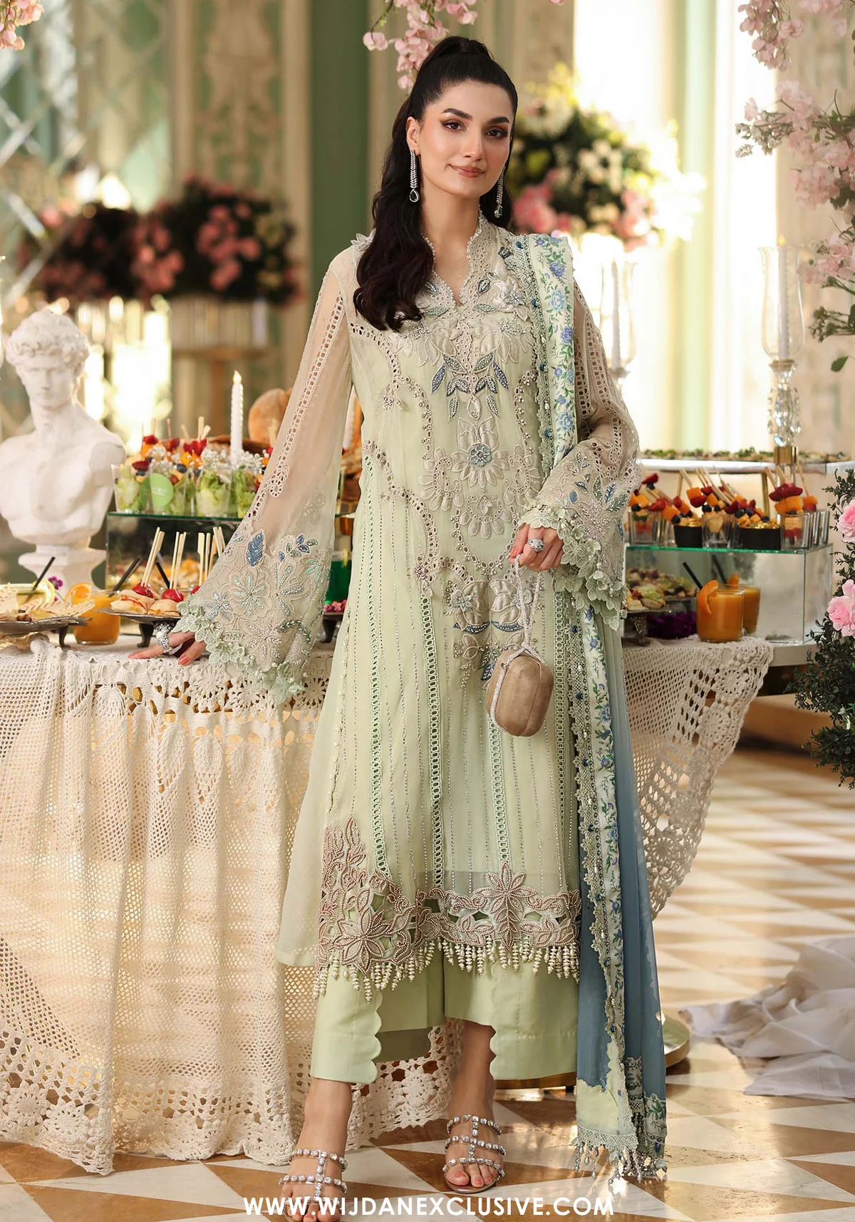  Unstitched Formal Embroidered Chiffon Collection - 2026