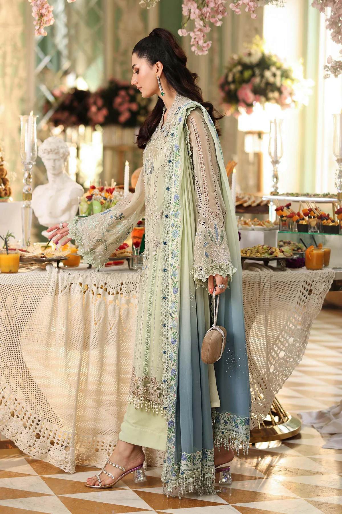  Unstitched Formal Embroidered Chiffon Collection - 2026