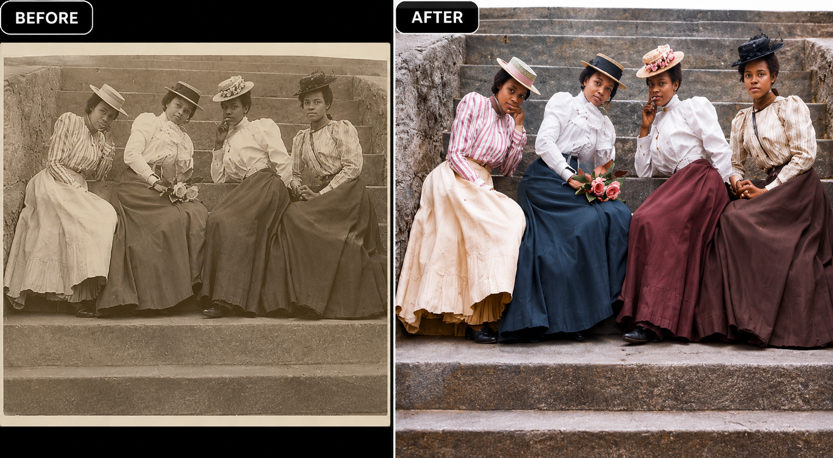 Vintage Photo Restoration & Colorization