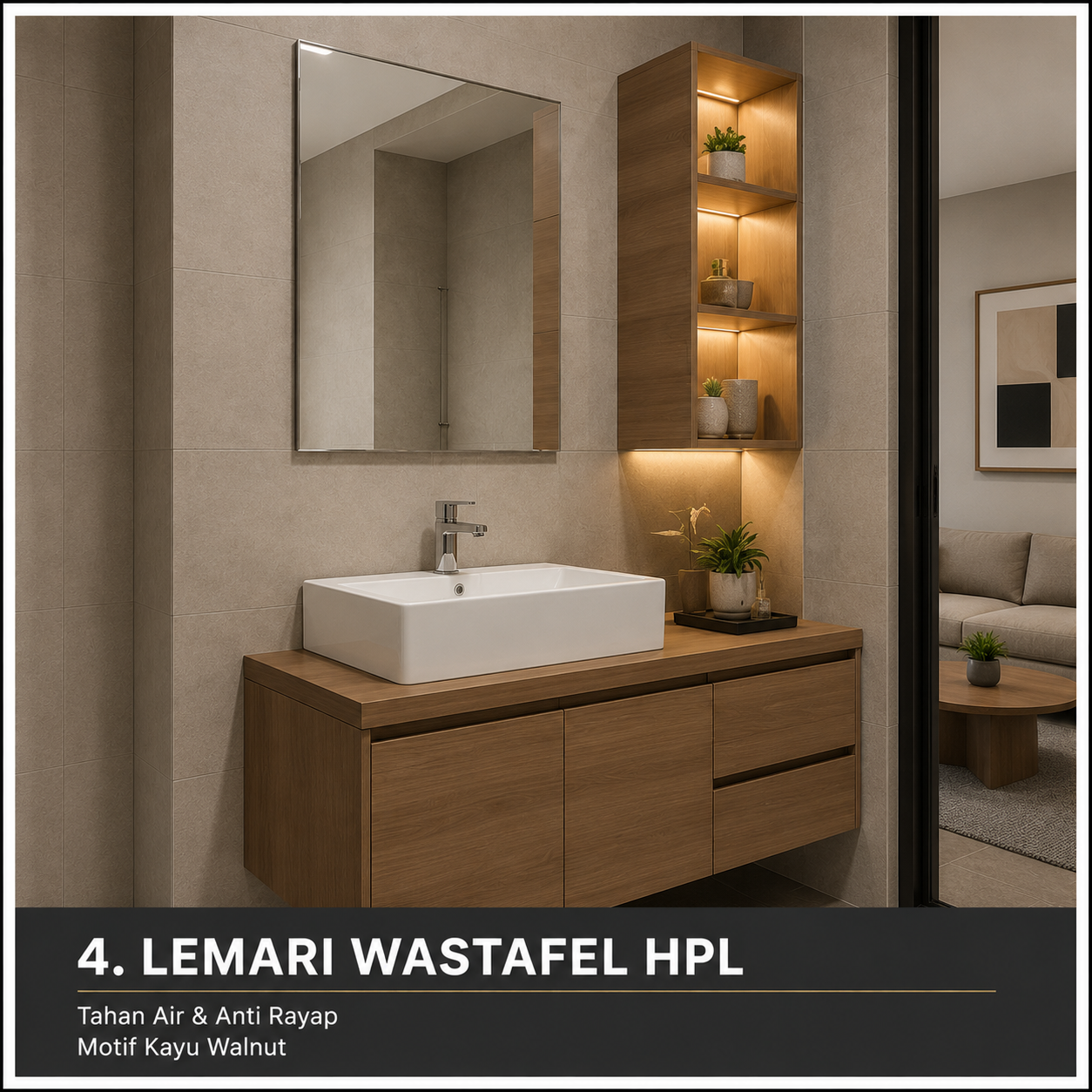 HPL Vanity Cabinet