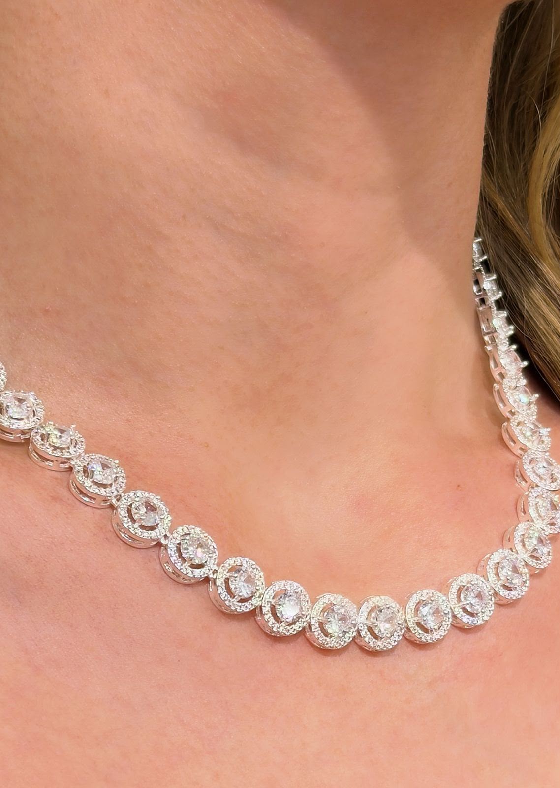 Colar Riviera Inspiração Swarovski
