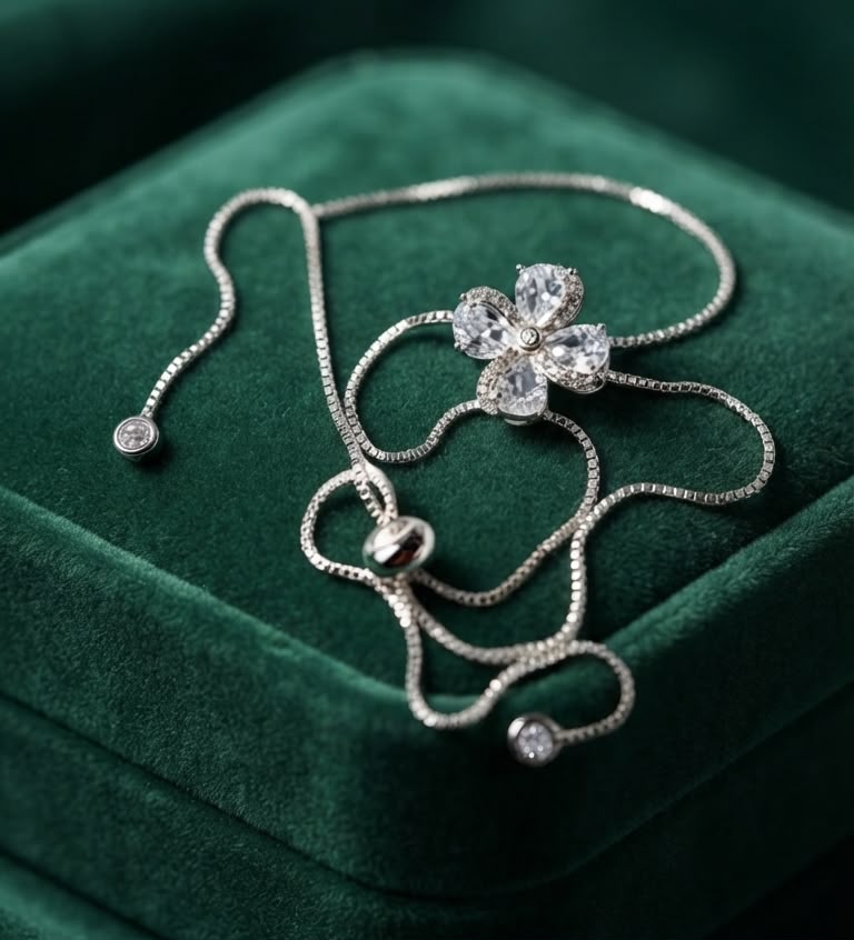 Pulseira Gravatinha Flor de patra