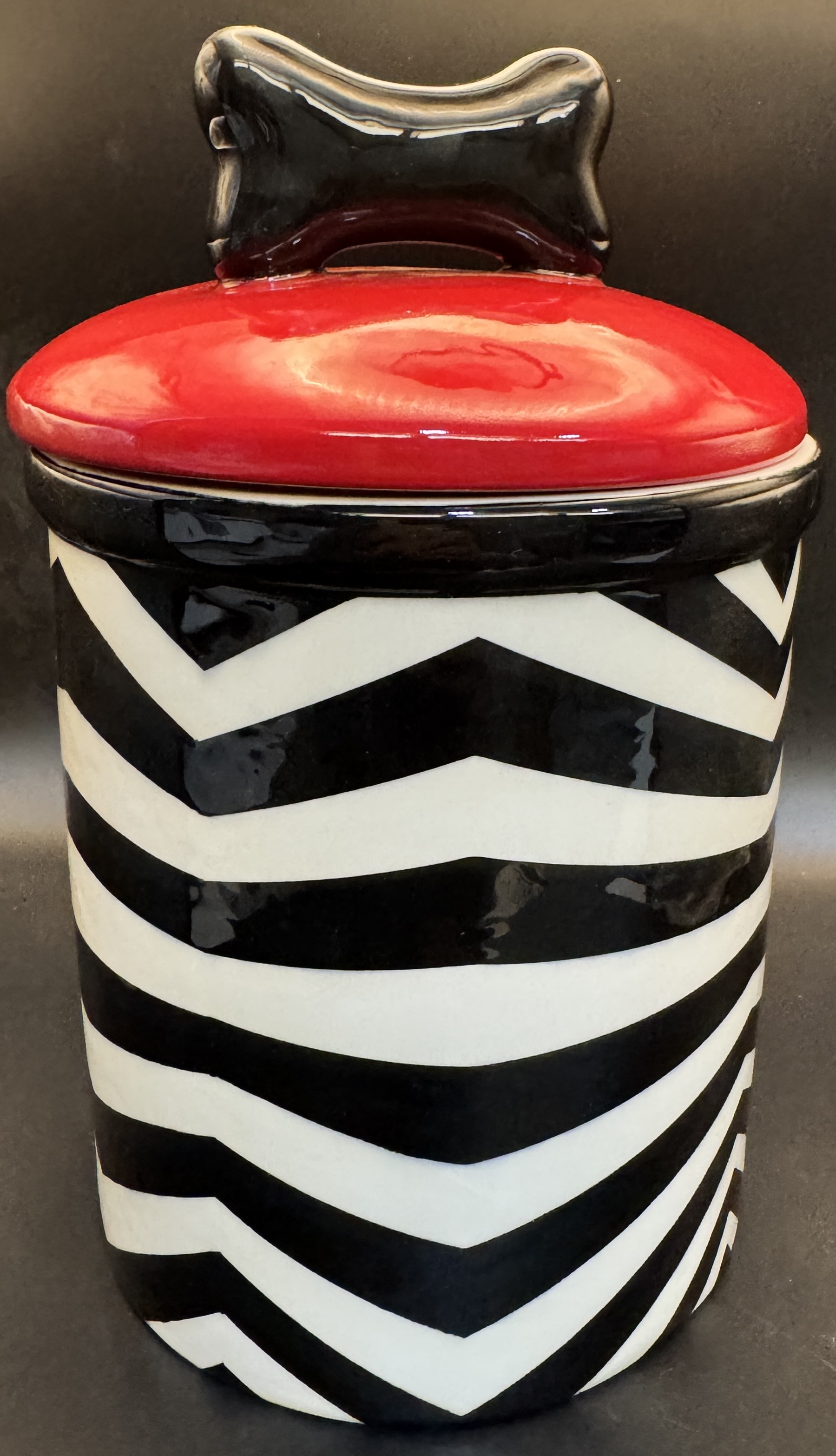 Dog Treat Ceramic Jar
