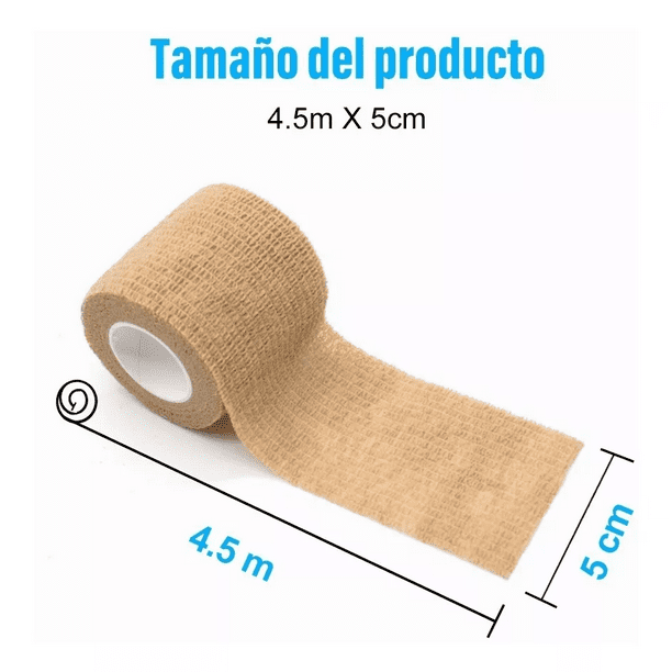Cinta Venda Elástica Adherente | (1 rollo)