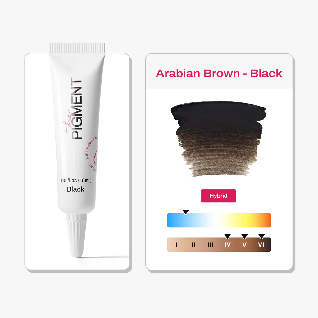 The pigment - Microblading Black.