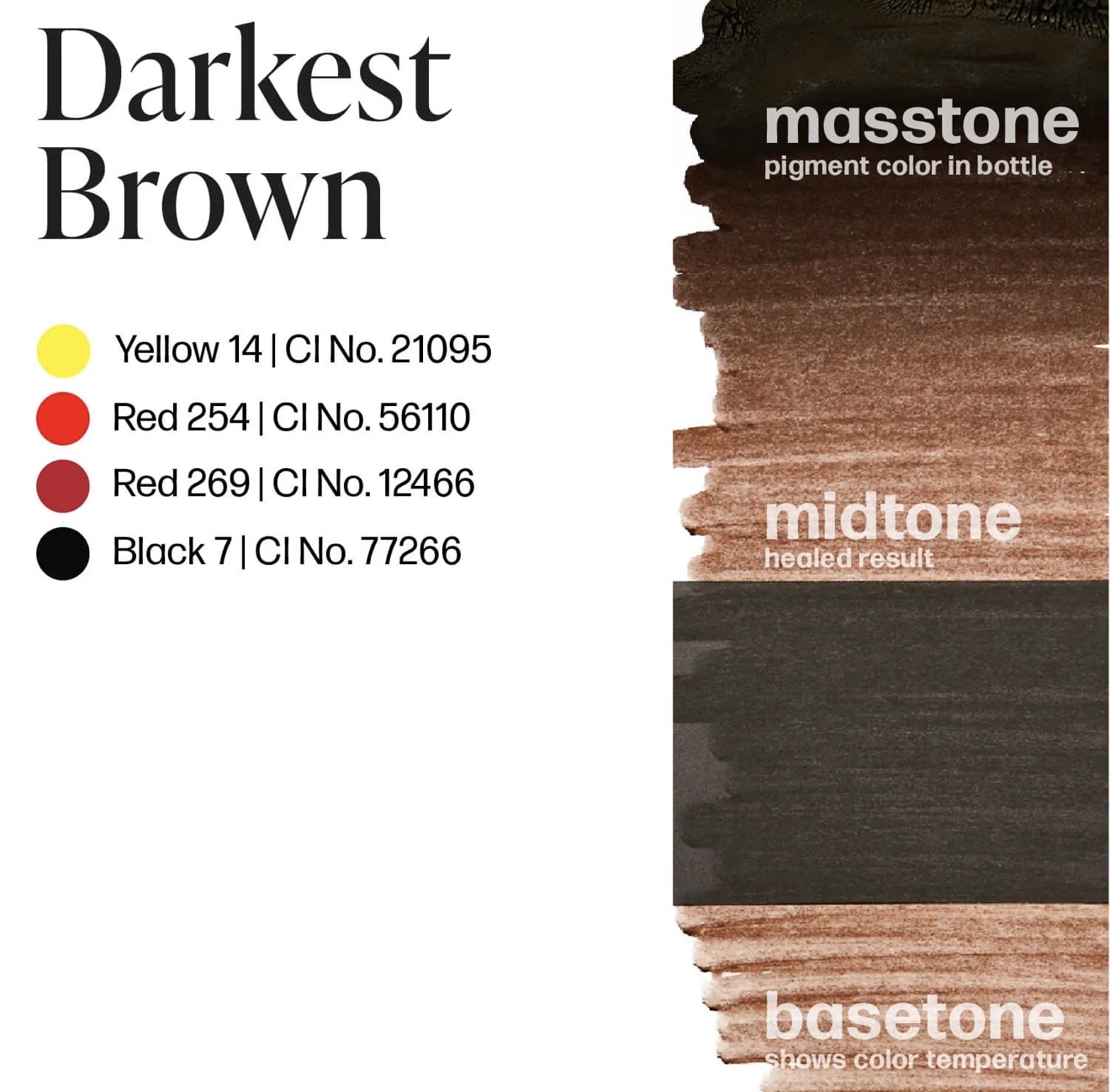 Darkest Brown | Pigmento Perma Blend 15 ml