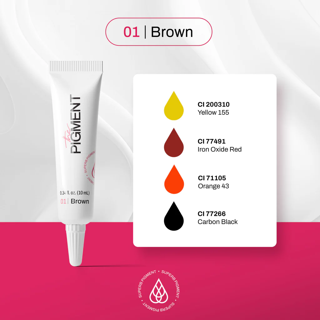 The Pigment – Microblading Brown 1 (10 ml) (B1)