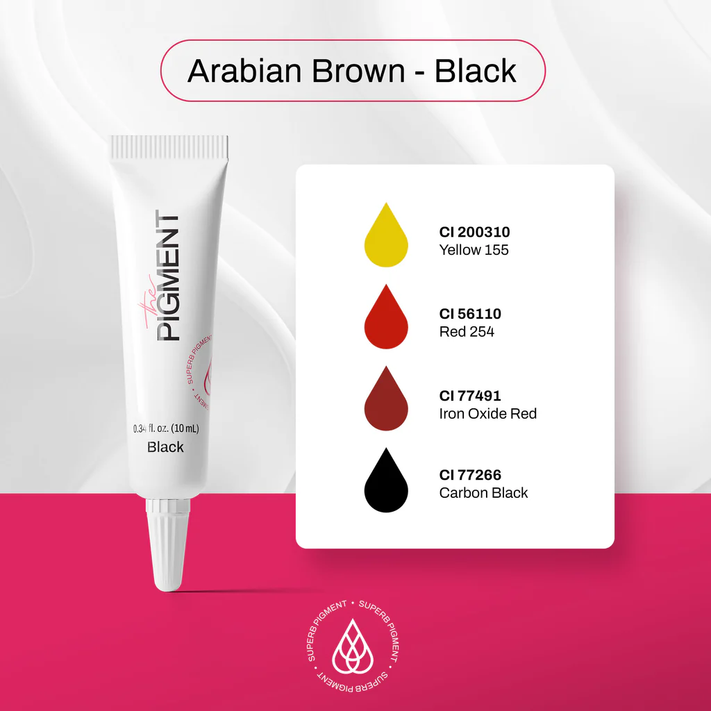 The pigment - Microblading Black.