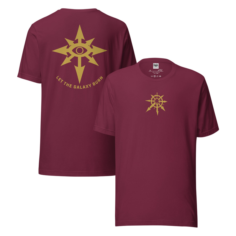 Chaos Black Legion | Let the Galaxy Burn | Warhammer 40K Inspired Shirt