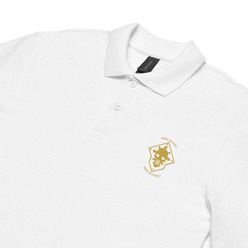 Chaos Iron Warriors Shirt | Iron Within Iron Without | Warhammer 40K Inspired Polo