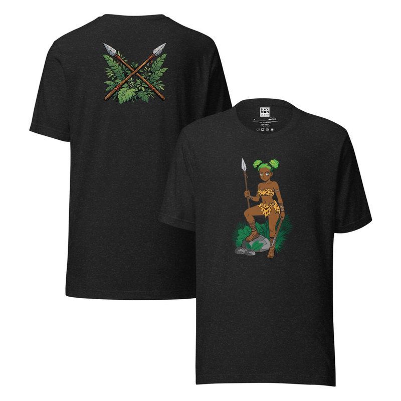 Jungle Warrior Girl Original Illustration Shirt
