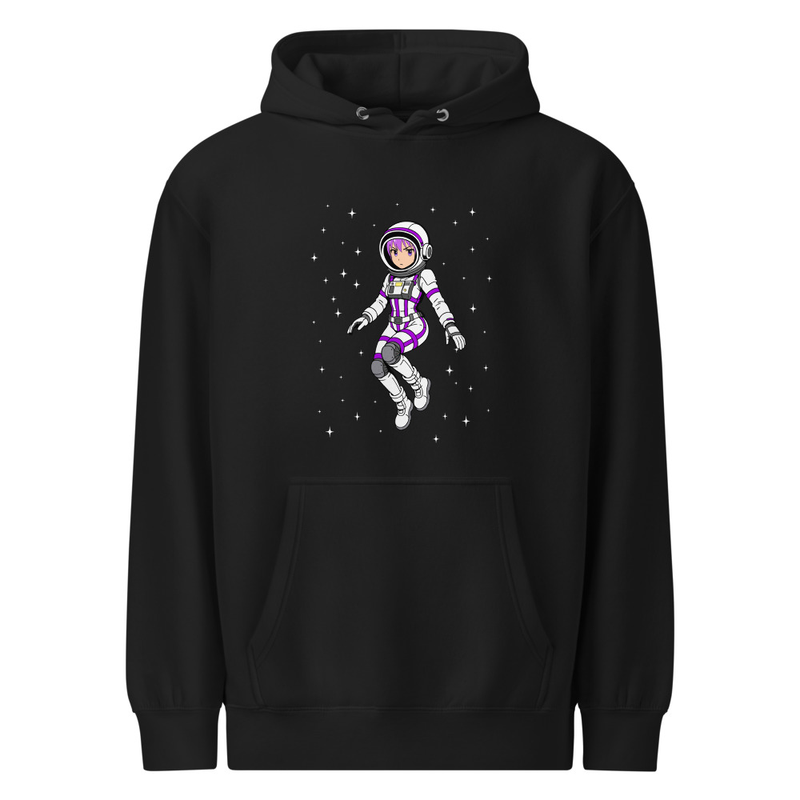 Astronaught Space Woman Anime Hoodie