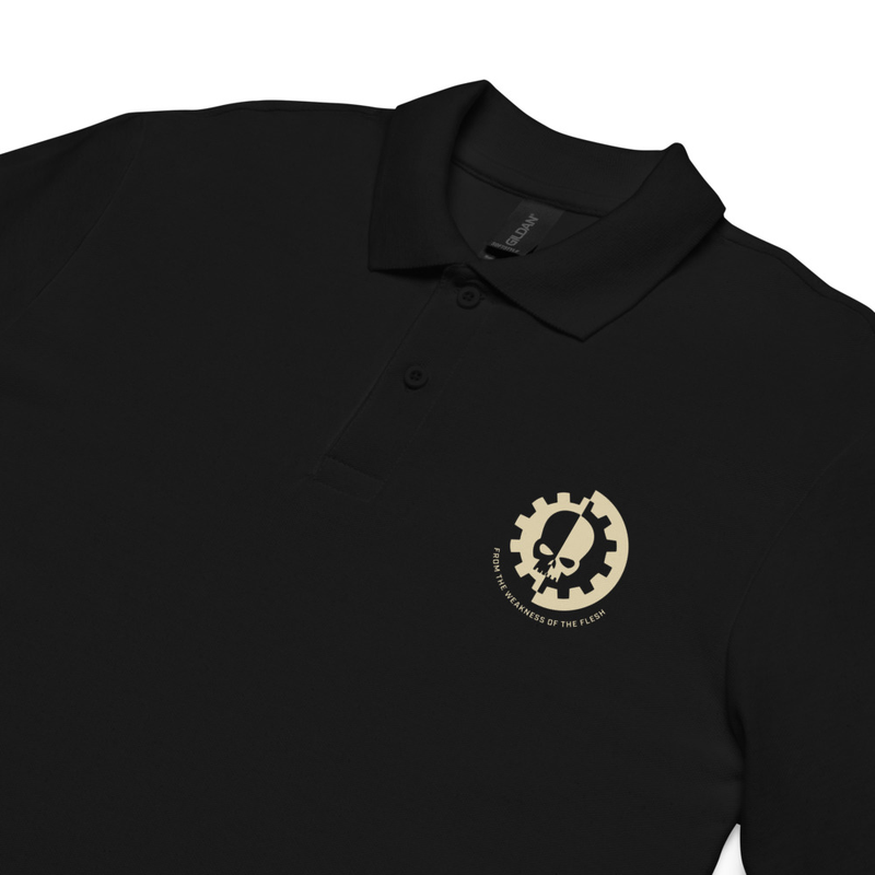 Adeptus Mechanicus | From the Weakness of the Flesh | Warhammer 40K Inspired Polo