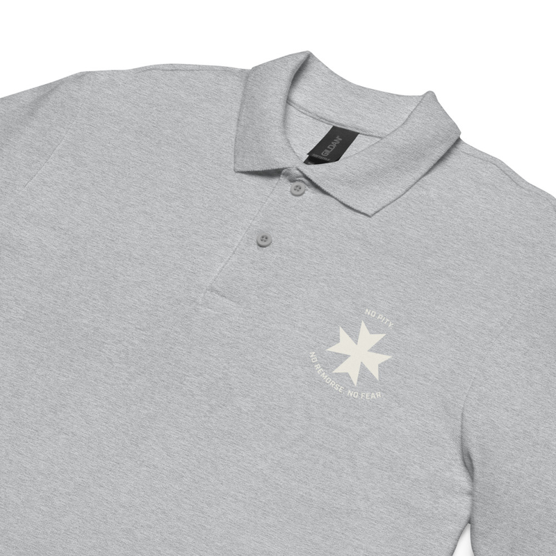 Black Templars | No Pity No Remorse No Fear | Warhammer Inspired Polo