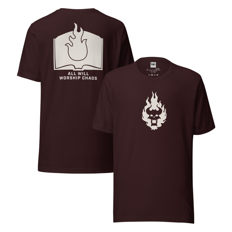 Chaos Word Bearers | All Will Worship Chaos | Warhammer Inspired Shirt