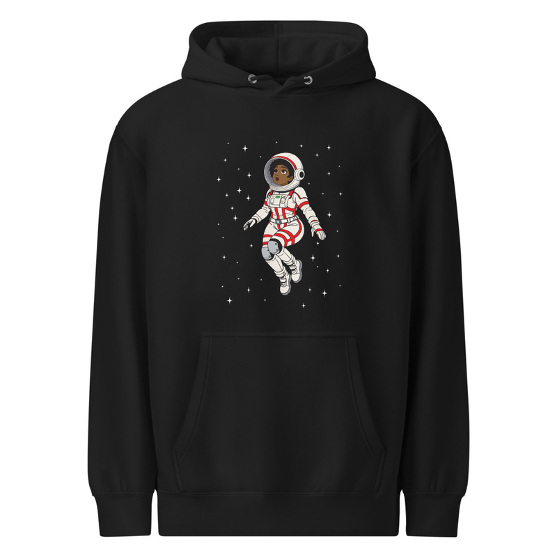 Astronaught Space Woman Anime Hoodie