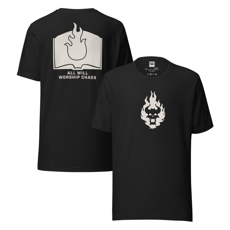 Chaos Word Bearers | All Will Worship Chaos | Warhammer Inspired Shirt