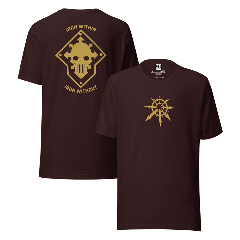 Chaos Iron Warriors Shirt | Iron Within Iron Without | Warhammer 40K Inspired Shirt