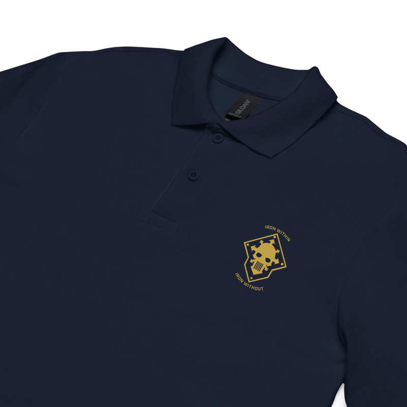 Chaos Iron Warriors Shirt | Iron Within Iron Without | Warhammer 40K Inspired Polo