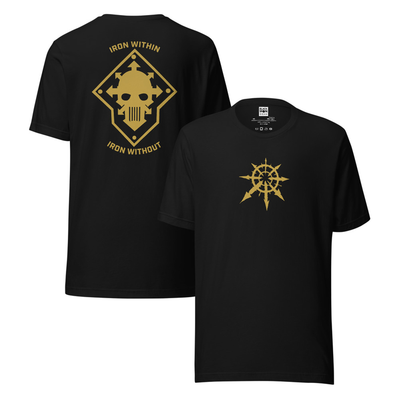 Chaos Iron Warriors Shirt | Iron Within Iron Without | Warhammer 40K Inspired Shirt