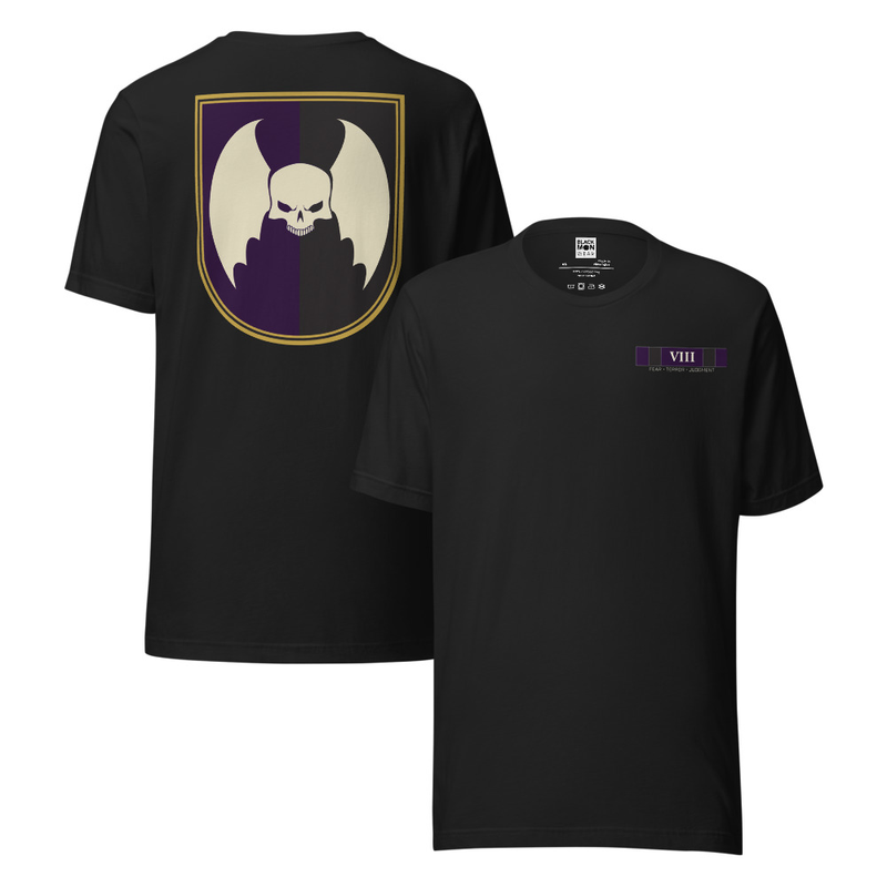 Chaos Night Lords Heraldry | VIII Legion | Fear Terror Judgement |Warhammer Inspired Shirt