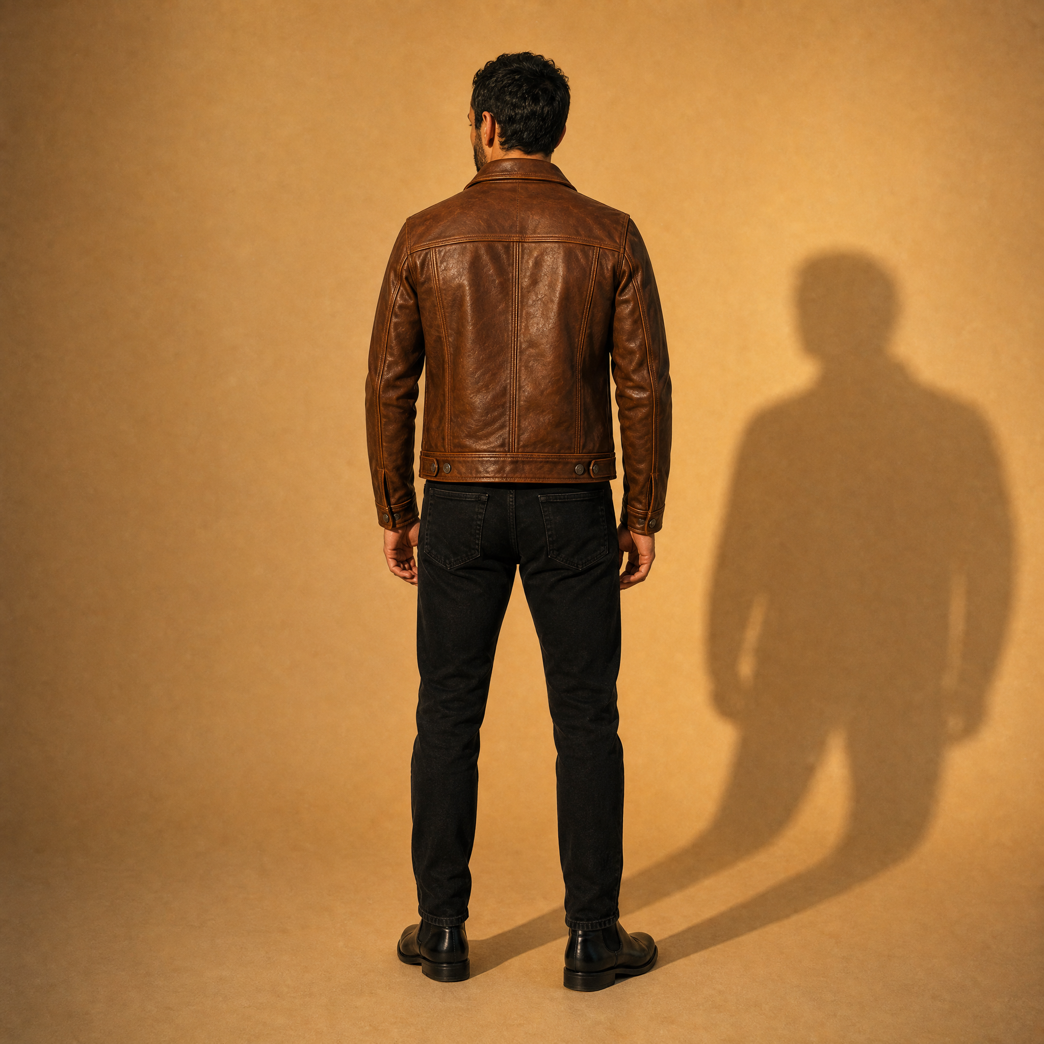 Classic Brown Leather Jacket